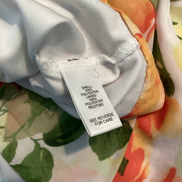 Cato Woman Floral A-Line Midi Skirt 16W - Picture 5 of 5